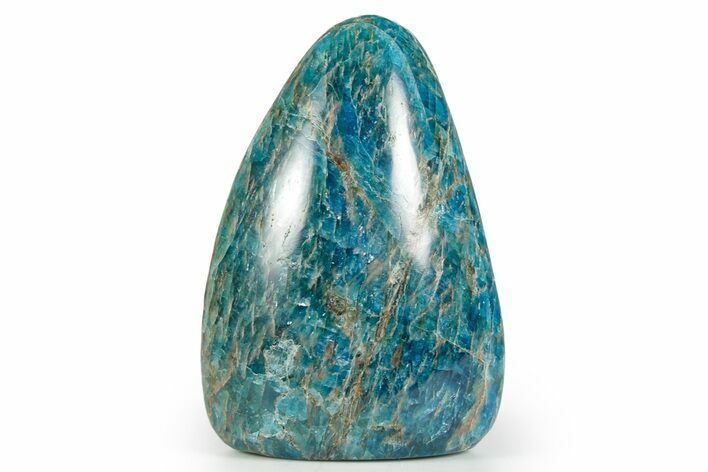 Free-Standing, Polished Blue Apatite - Madagascar #361984
